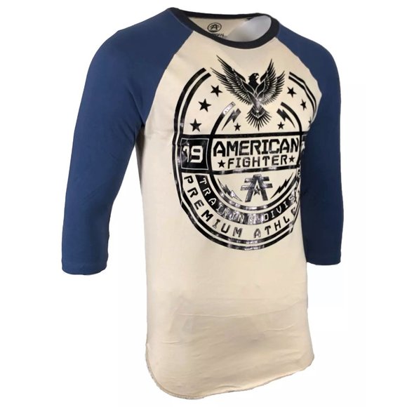 AMERICAN FIGHTER Men's T-Shirt CAPITAL RAGLAN Athl - Picture 4 of 8